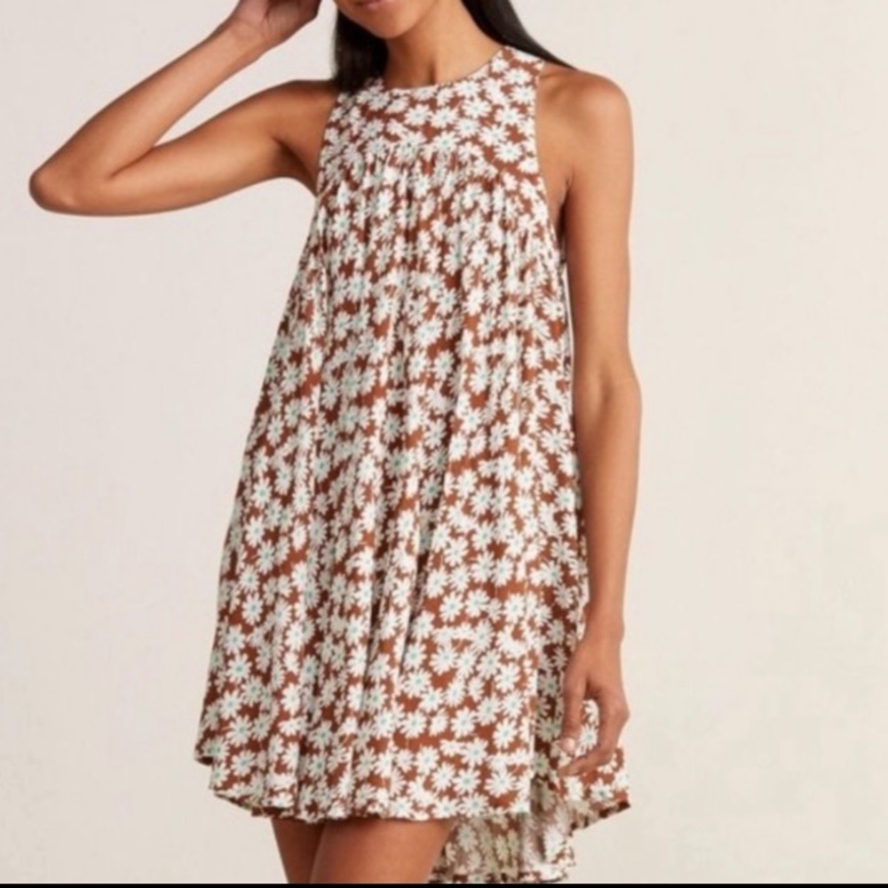 Free People Electric Daisy Floral Mini Summer Dress, size 2